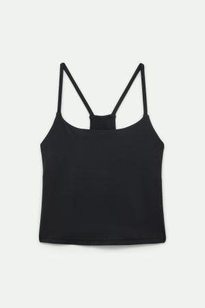 Black Willa Strappy Tank