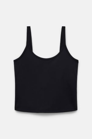 Black Gemma Scoop Tank