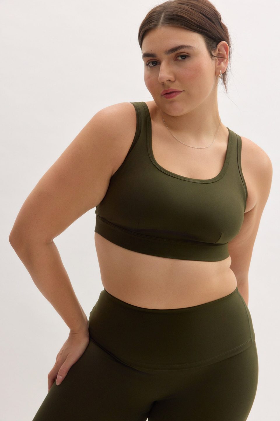 Eucalyptus Holly Foldover Bra
