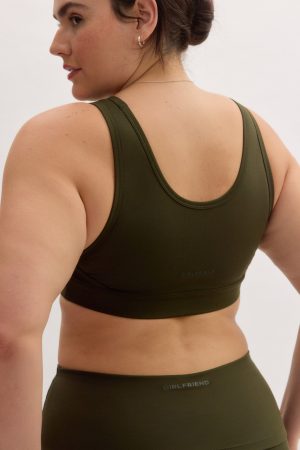 Eucalyptus Holly Foldover Bra