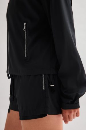 Black Vista Moto Jacket