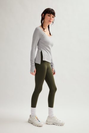 Coyote ReSet High-Low Long Sleeve Top