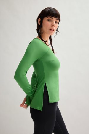 Rio ReSet High-Low Long Sleeve Top