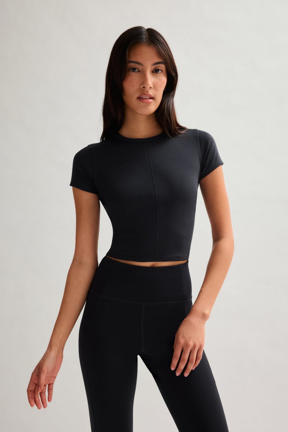 Black ReSet Baby Tee