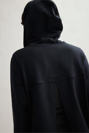Black ReSet Oversized Hoodie