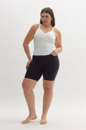 White Tabitha Wrap Tank