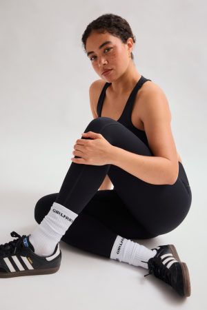 Black Compressive High-Rise Legging