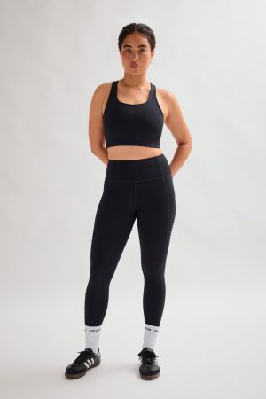 Black Compressive High-Rise Legging