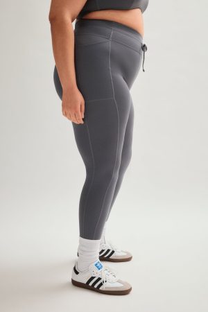 Moon Compressive Drawstring Pocket Legging