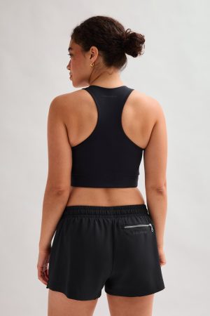 Black Vista Contrast Short