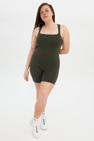 Terrace Tina Open Back Unitard