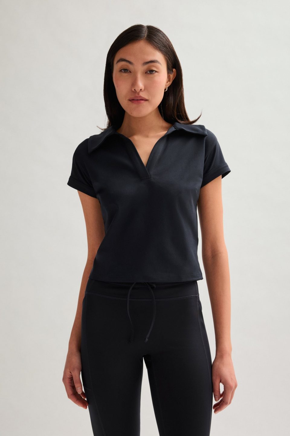Black ReSet Polo Shirt