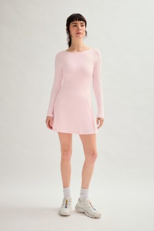 Gumdrop Ava Long Sleeve Mini Dress