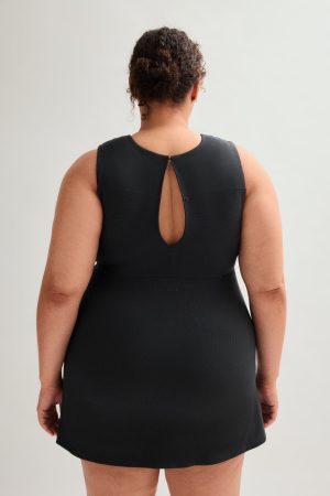 Black Lucia Sleeveless Mini Dress